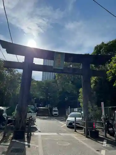 芝東照宮の鳥居