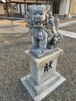 日置八幡宮の狛犬