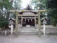 箕曲中松原神社の鳥居