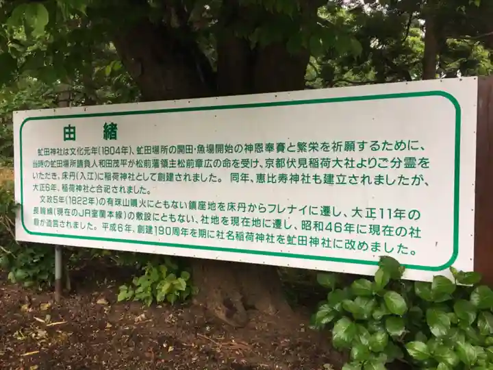 虻田神社の歴史