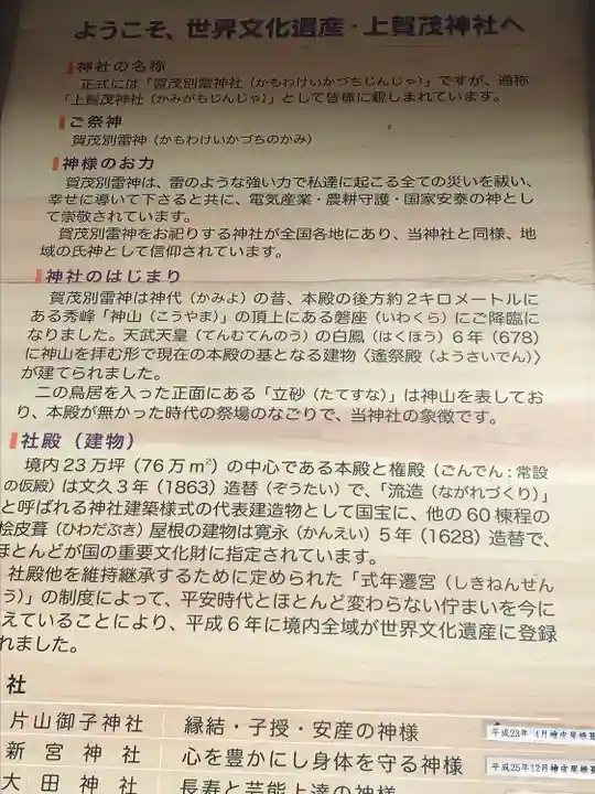 賀茂別雷神社(上賀茂神社)(京都府)