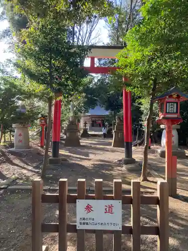 久伊豆神社の鳥居