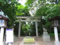 谷保天満宮の鳥居