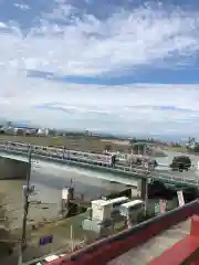 多摩川浅間神社の景色