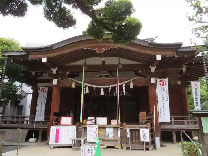 鳩森八幡神社の本殿・本堂