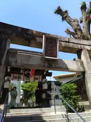 櫛田神社の鳥居