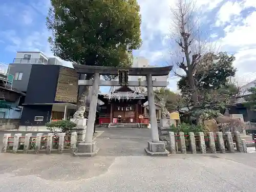 江島杉山神社の鳥居