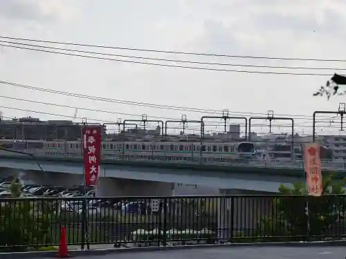 多摩川浅間神社の景色