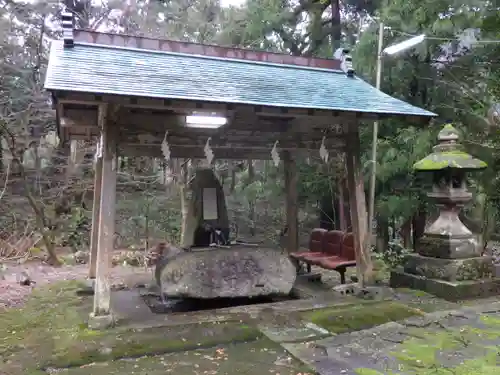 鷲峯神社の手水舎