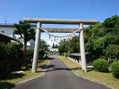 服織田神社の鳥居