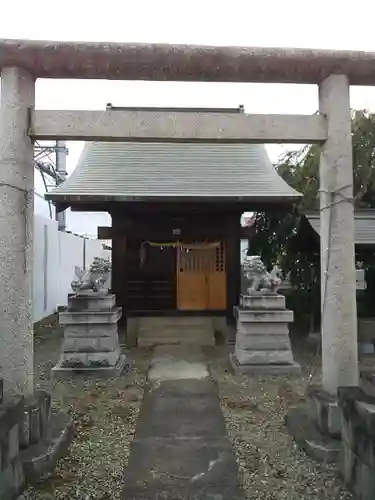 白山神社の鳥居