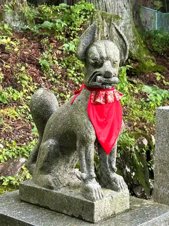 飛驒一宮水無神社の狛犬
