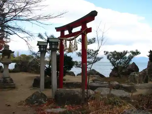 藤ヶ崎龍神社の鳥居