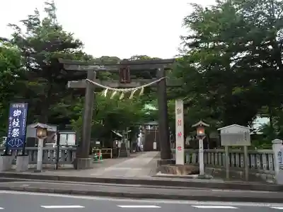 大津諏訪神社の鳥居