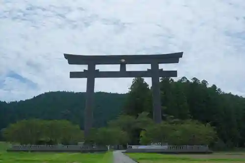 大斎原（熊野本宮大社旧社地）の鳥居