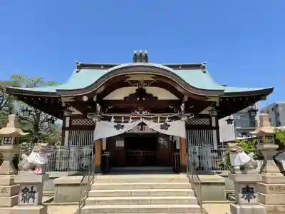 打出天神社の本殿・本堂