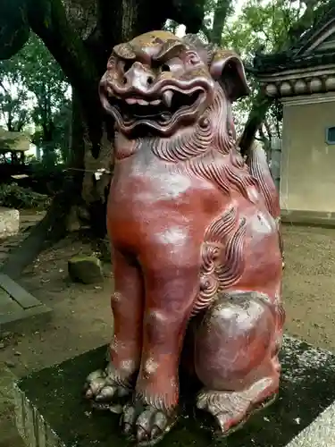 道明寺天満宮の狛犬