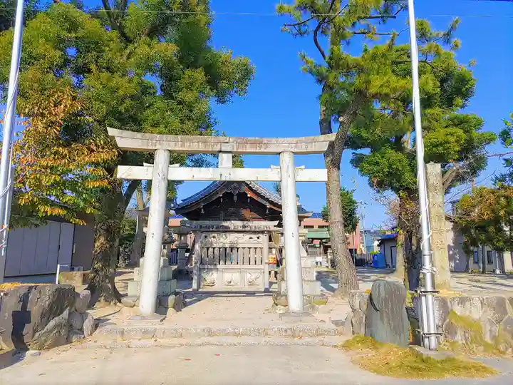 八幡社(花常八幡神社)の鳥居