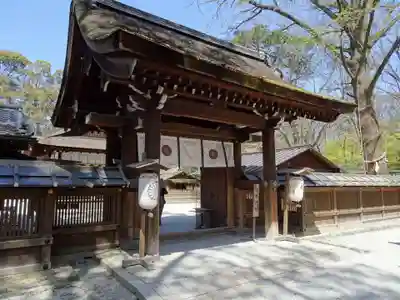 河合神社(鴨川合坐小社宅神社)の山門・神門