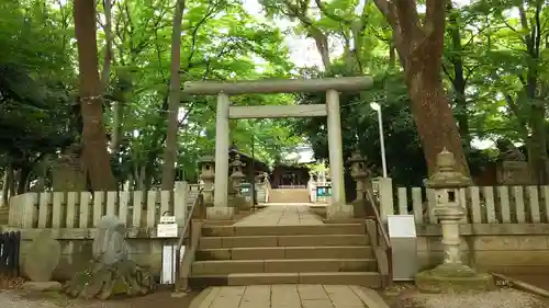 碑文谷八幡宮の鳥居