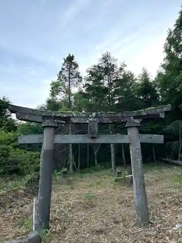 山家神社奥宮の鳥居