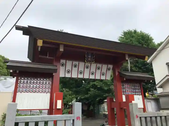 五方山熊野神社の山門・神門