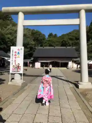 常磐神社の七五三参