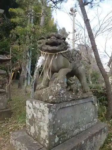 竹内神社の狛犬