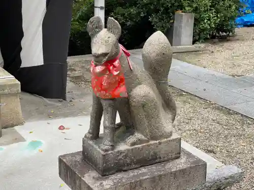 安居神社の狛犬