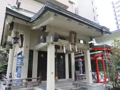 火防　陶器神社（坐摩神社末社）の本殿・本堂