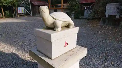 磐裂根裂神社の狛犬