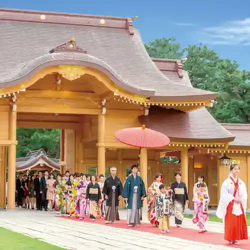 新潟縣護國神社の結婚式