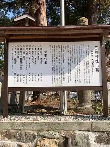 三輪神社の歴史