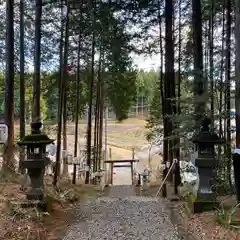 日光大室高龗神社の鳥居