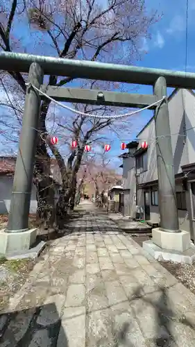 小室浅間神社の鳥居