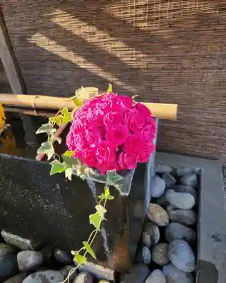 上尾御嶽神社の手水舎