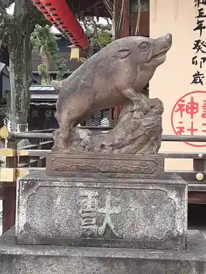 護王神社の狛犬