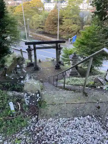 吾那神社の鳥居