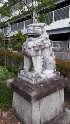 金岡八幡宮の狛犬