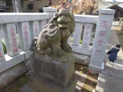 西台天祖神社の狛犬