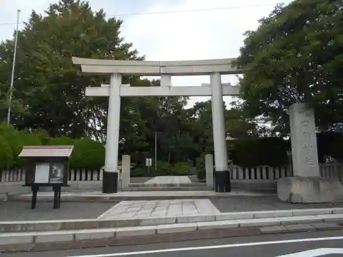 龍口明神社の鳥居