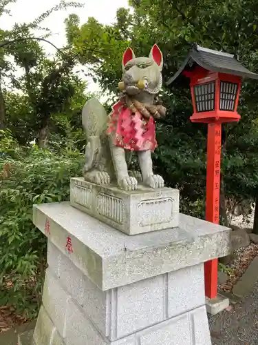 亀ケ池八幡宮の狛犬