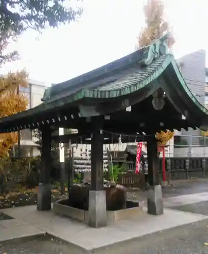 麻布氷川神社の手水舎