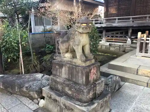 白山神社の狛犬