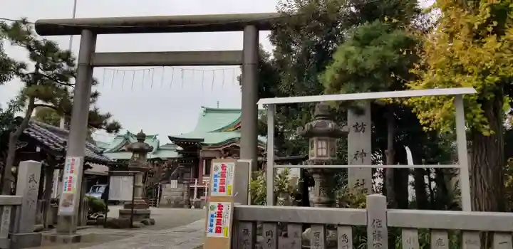 諏訪神社の鳥居
