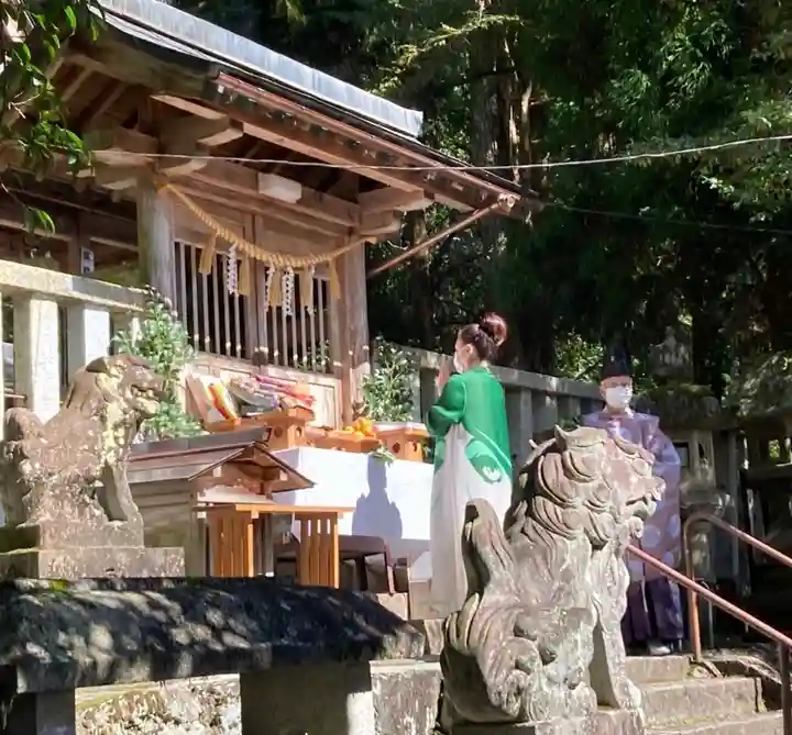 天鷹神社の狛犬