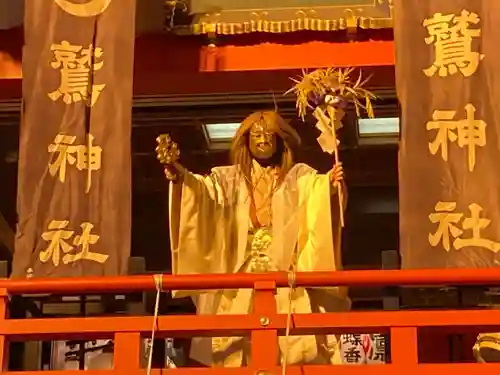 鷲神社の神楽