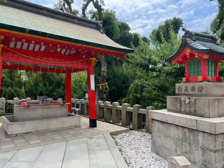 綱敷天満宮の手水舎