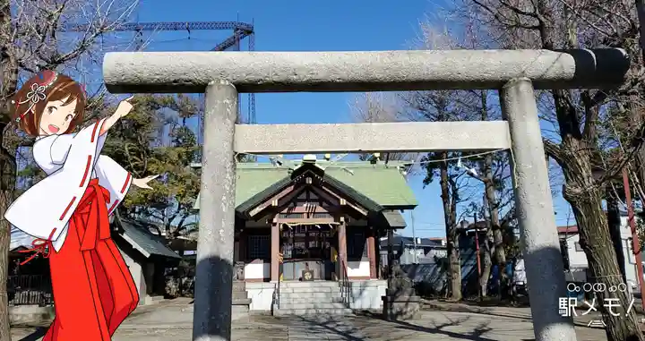 上小松天祖神社の鳥居