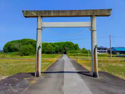 中嶋宮(旧八剱社)の鳥居
